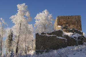 Zřícenina hradu Vítkův Hrádek